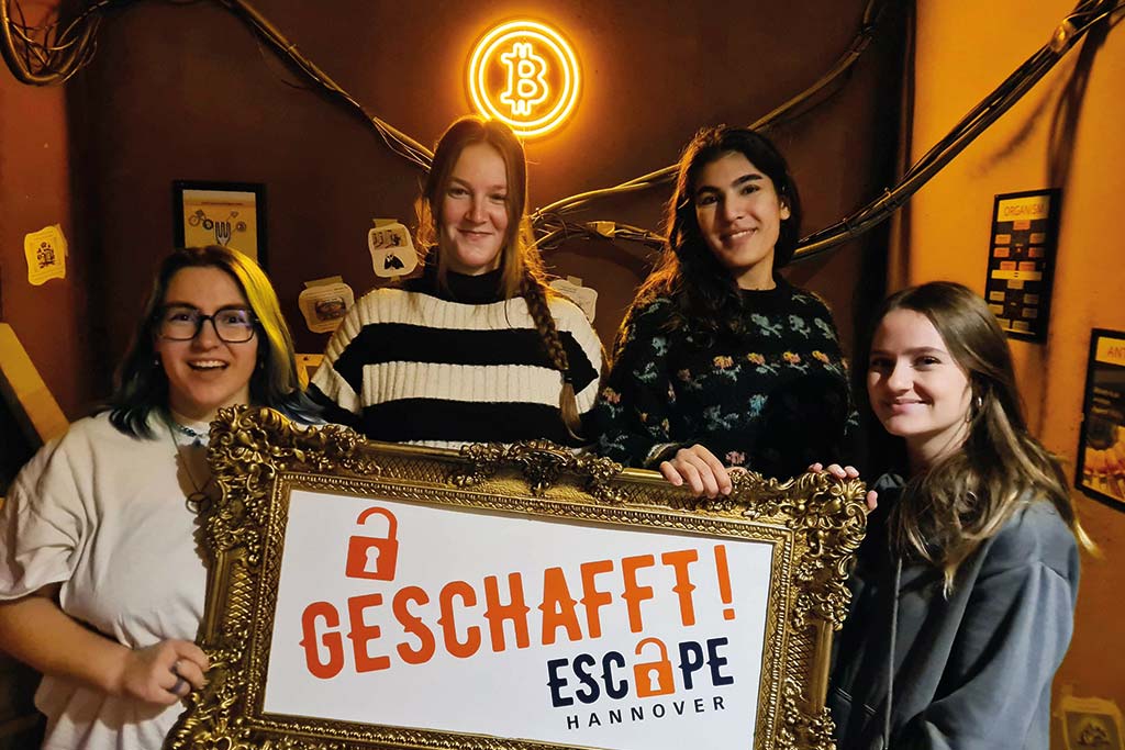 Im Team Bitcoin Escape Room geschafft!
