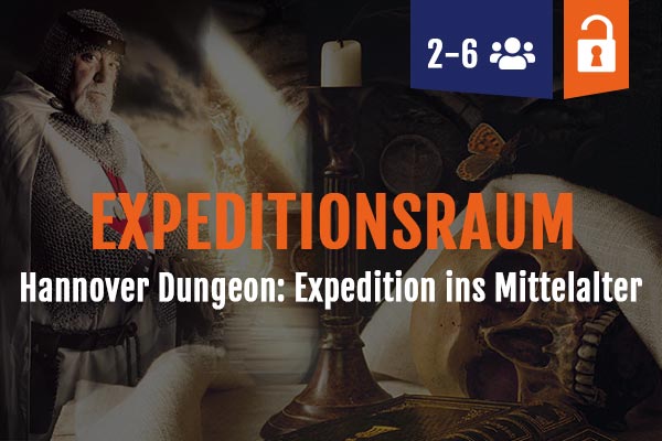 Mittelalterraum Hannover Dungeon, Expedition ins Mittelalter, 2-6 Personen