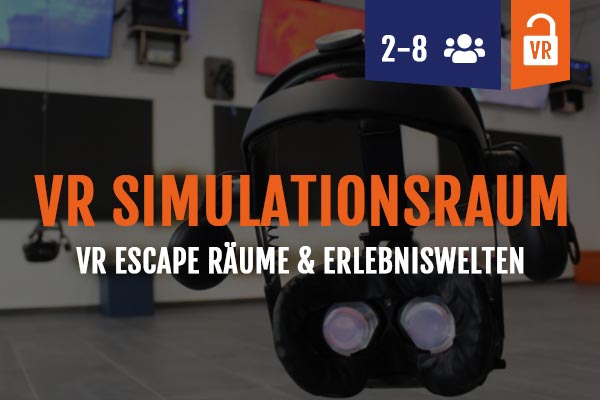 VR Simulationsraum Hannover, VR Escape Räume und Erlebniswelten für 2-8 Personen